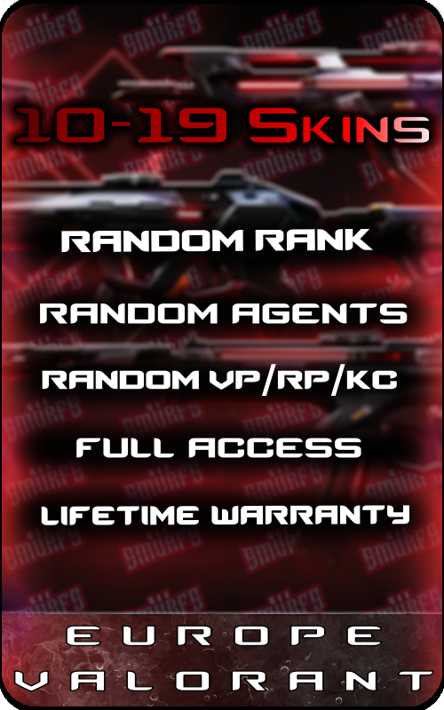 NA 10-19 Skins Account