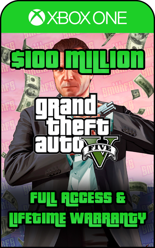 Xbox One GTA V Modded 100M+ Cash Account