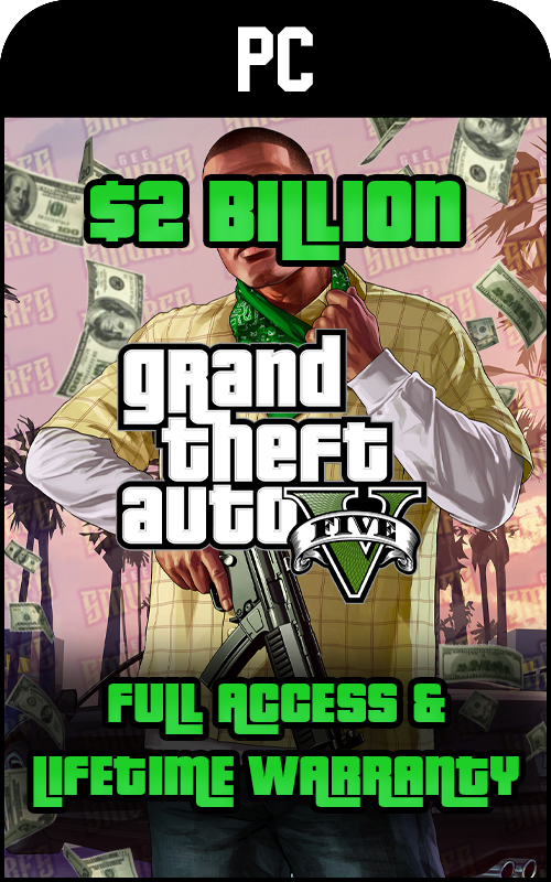PC GTA V Modded 2 Billion+ Cash Account