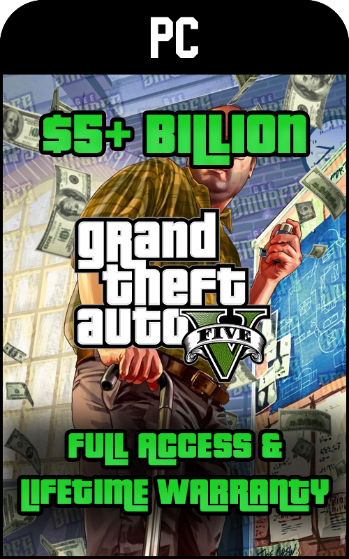 PC GTA V Modded 5 Billion+ Cash Account