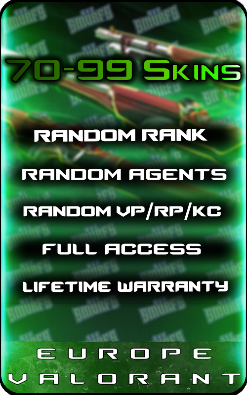EU 70-99 Skins Account