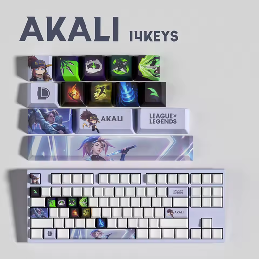 Akali 14 Custom OEM Keycaps