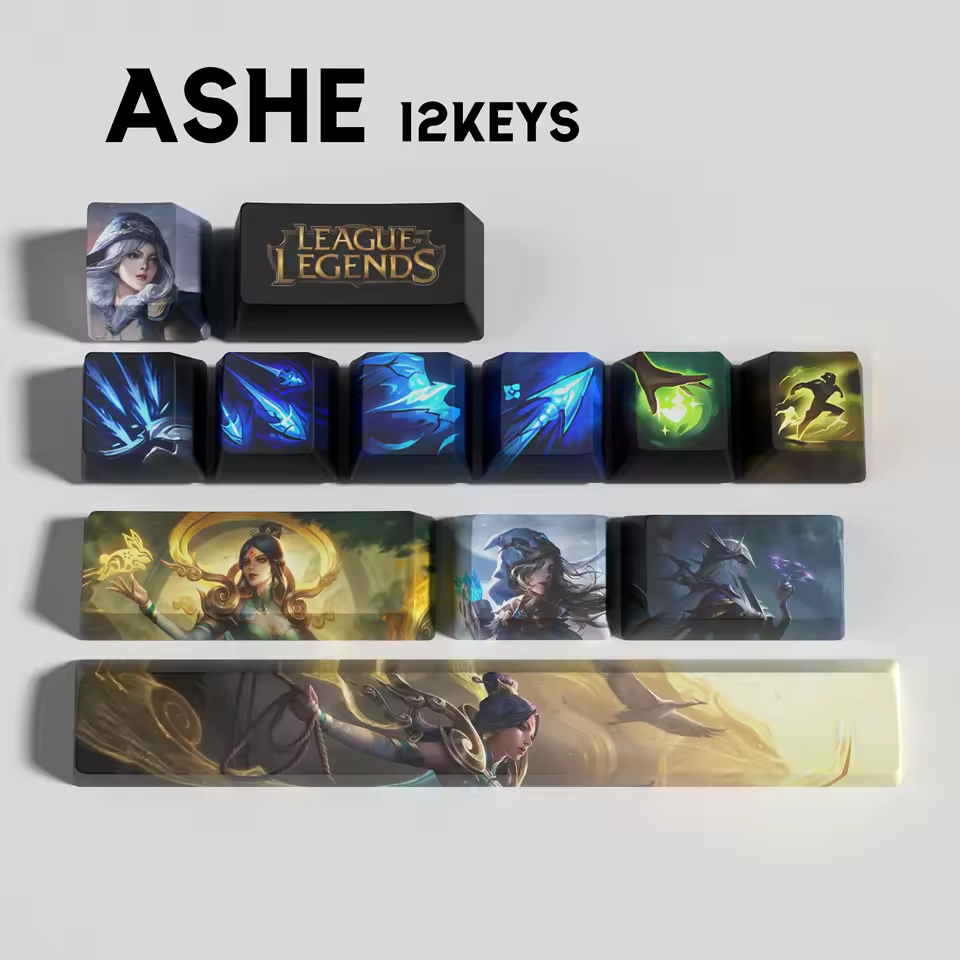 Ashe 12 Custom OEM Keycaps