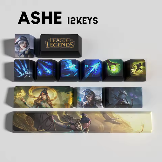 Ashe 12 Custom OEM Keycaps