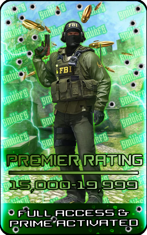 【CS2】Premier Account / 15000-20000 Premier Rating Original Email