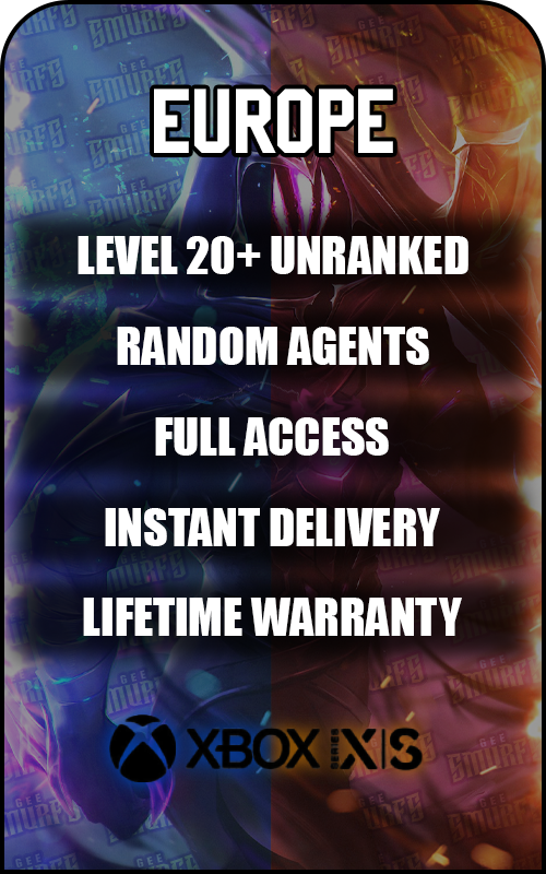 Xbox EU - Valorant Ranked Ready Smurf