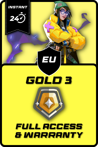 EU Gold 3 Ranked Account