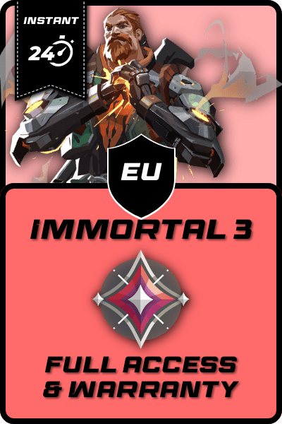 EU Immortal 3 Ranked Account