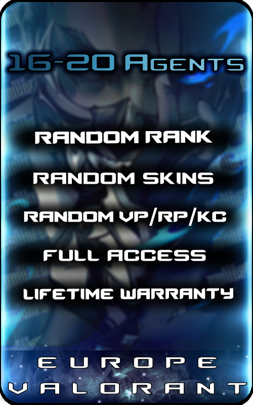 EU 16-20 Agents Account