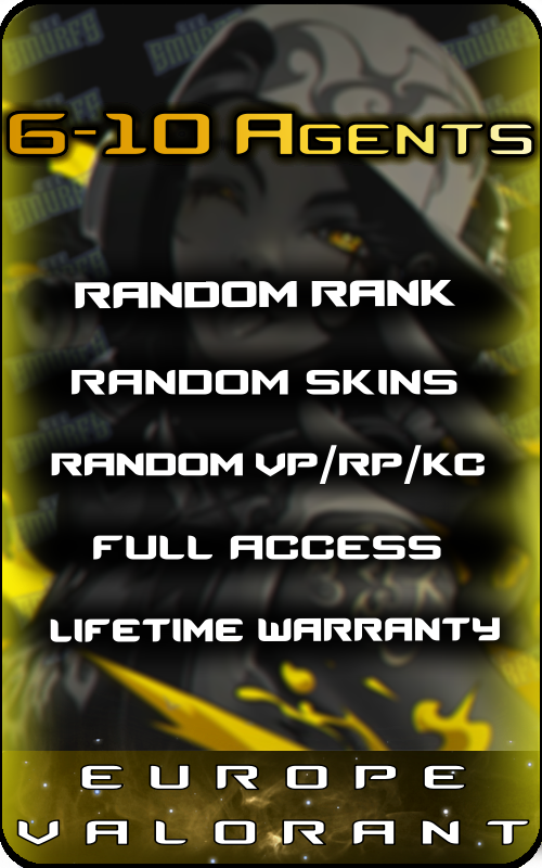 EU 6-10 Agents Account