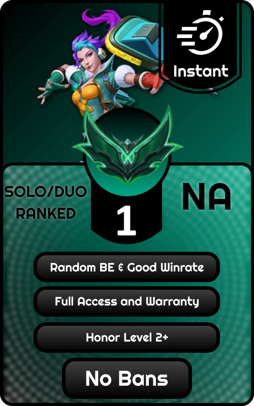 NA Emerald 1 Ranked Account
