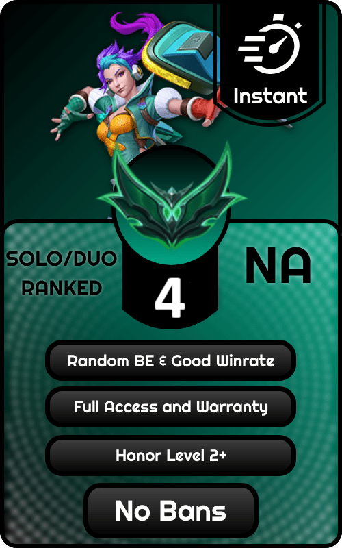 NA Emerald 4 Ranked Account