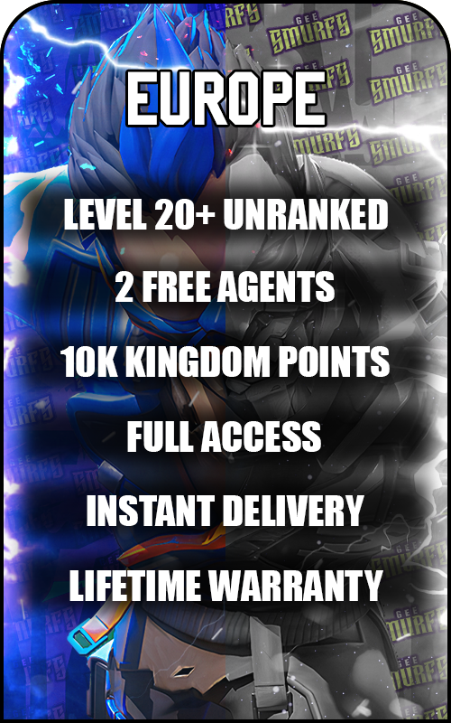 PC EU - Valorant Handlevel Ranked Ready Smurf