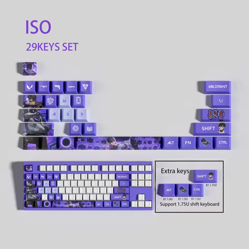 Iso 29 Custom OEM Keycaps