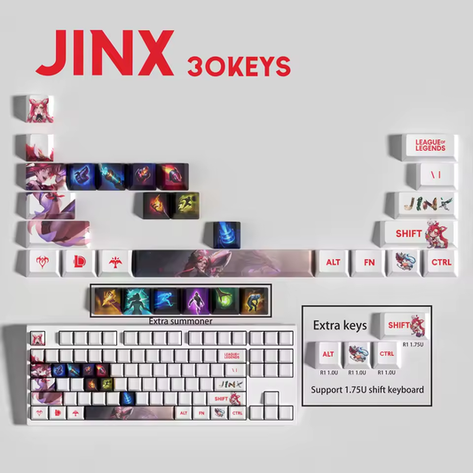 Jinx 30 Custom OEM Keycaps