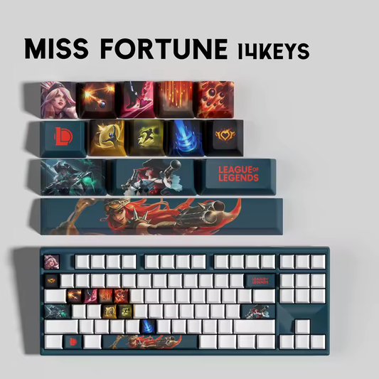 Miss Fortune 14 Custom OEM Keycaps