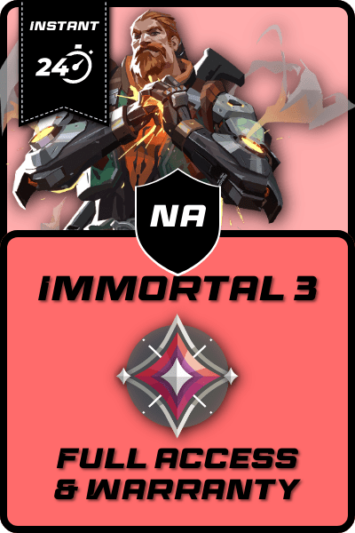 NA Immortal 3 Ranked Account