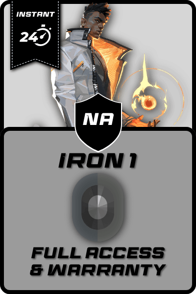 NA Iron 1 Ranked Account