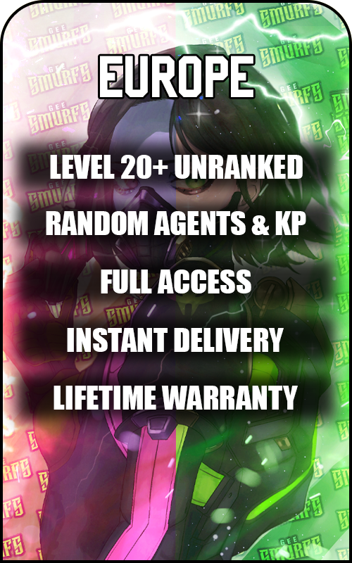 PC EU - Valorant Ranked Ready Smurf