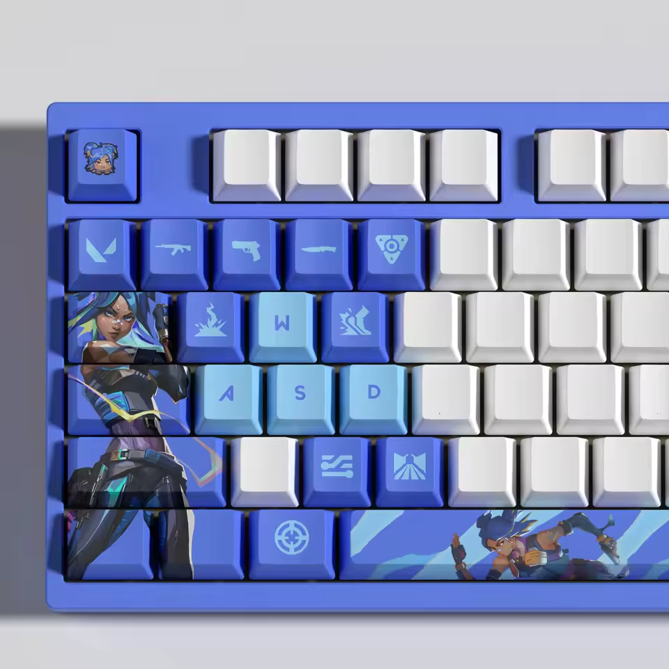 Neon 29 Custom OEM Keycaps