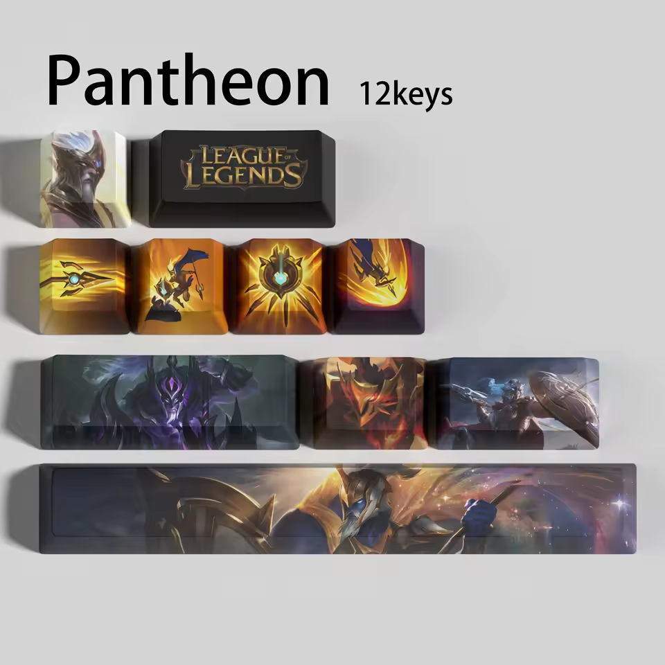 Pantheon 12 Custom OEM Keycaps