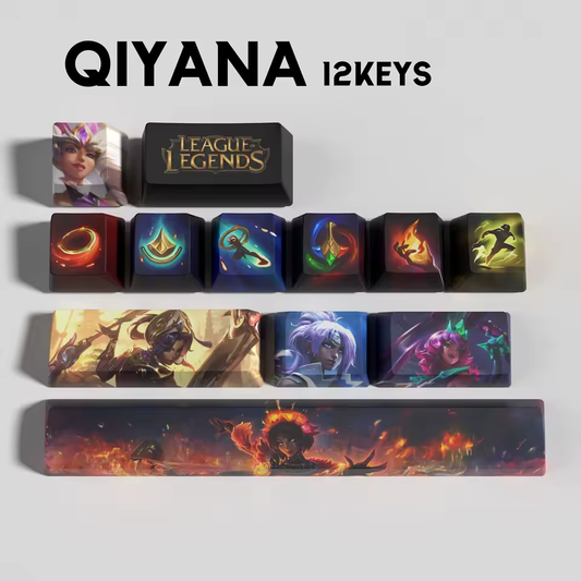 Qiyana 12 Custom OEM Keycaps