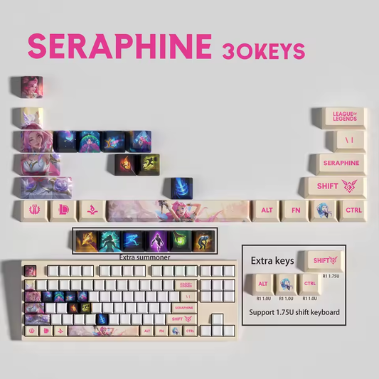 Seraphine 30 Custom OEM Keycaps