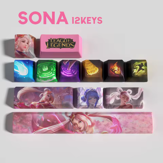 Sona 12 Custom OEM Keycaps