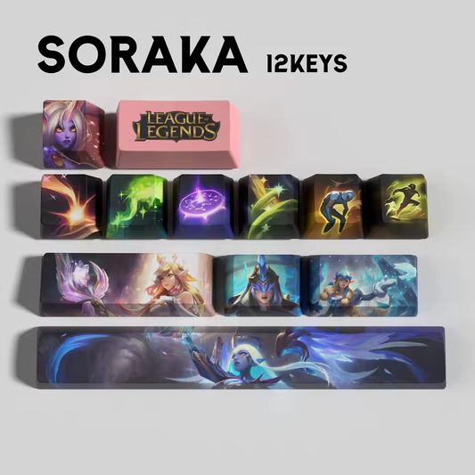 Soraka 12 Custom OEM Keycaps
