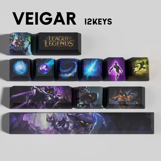 Veigar 12 Custom OEM Keycaps