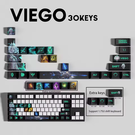 Viego 30 Custom OEM Keycaps