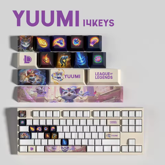 Yuumi 14 Custom OEM Keycaps