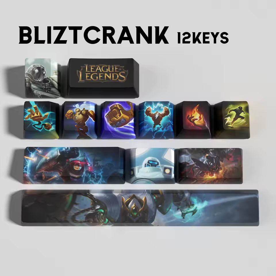 Blitzcrank 12 Custom OEM Keycaps