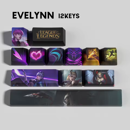 Evelynn 12 Custom OEM Keycaps