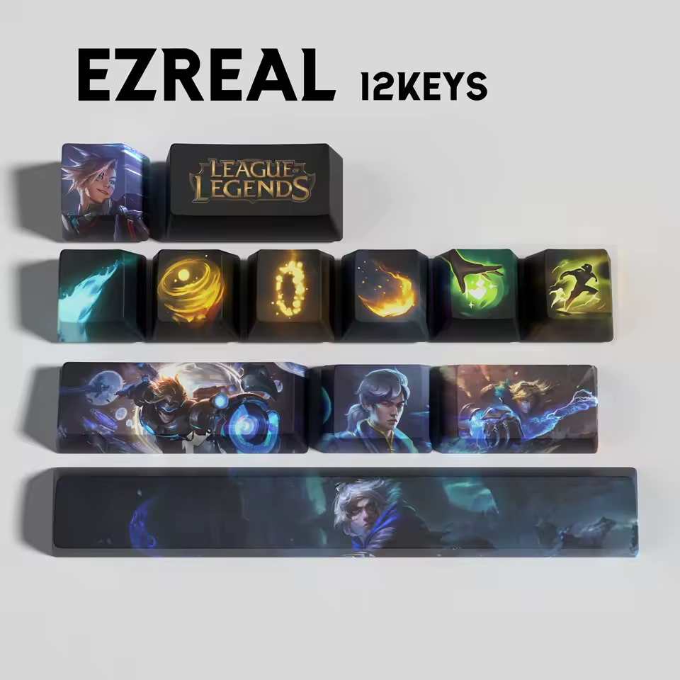 Ezreal 12 Custom OEM Keycaps