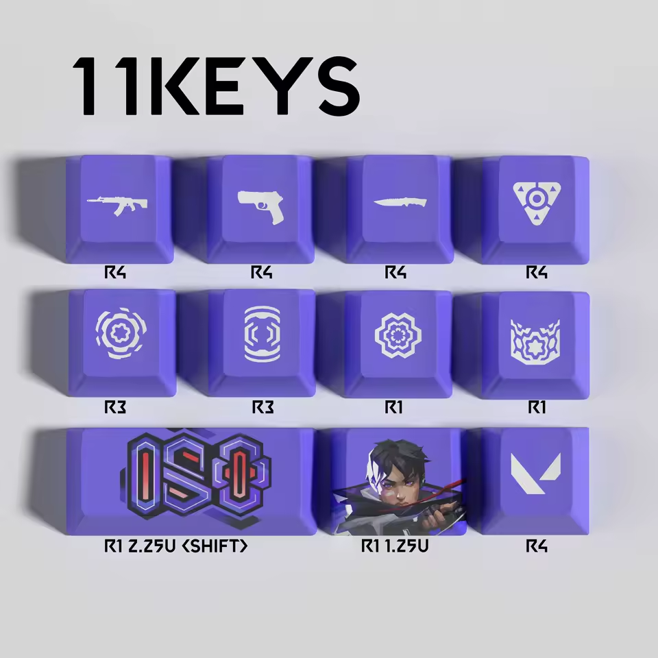 Iso 11 Custom OEM Keycaps