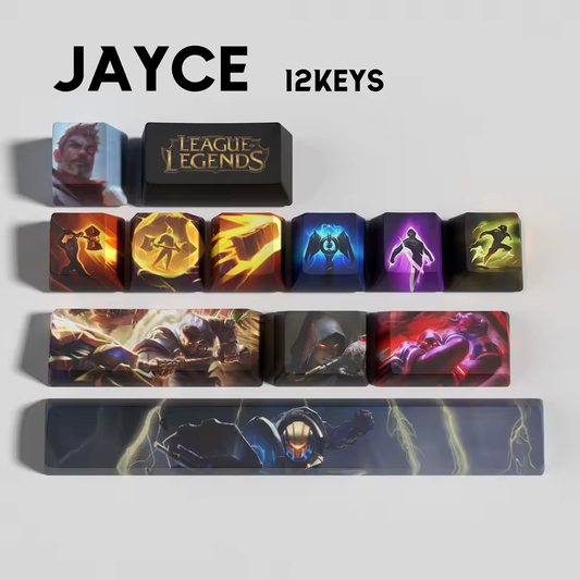 Jayce 12 Custom OEM Keycaps