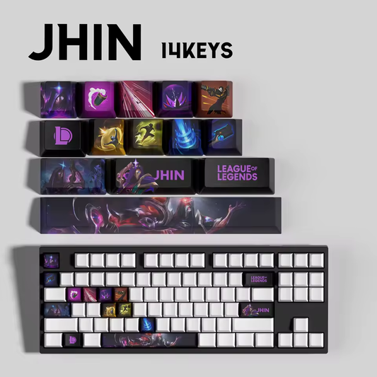 Jhin 14 Custom OEM Keycaps