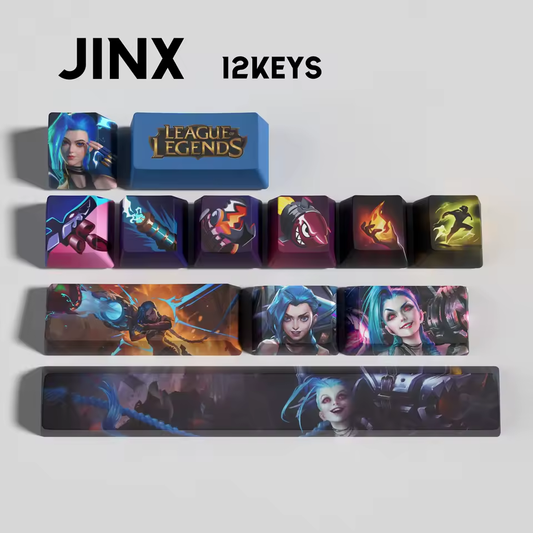 Jinx 12 Custom OEM Keycaps