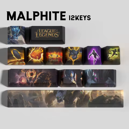 Malphite 12 Custom OEM Keycaps
