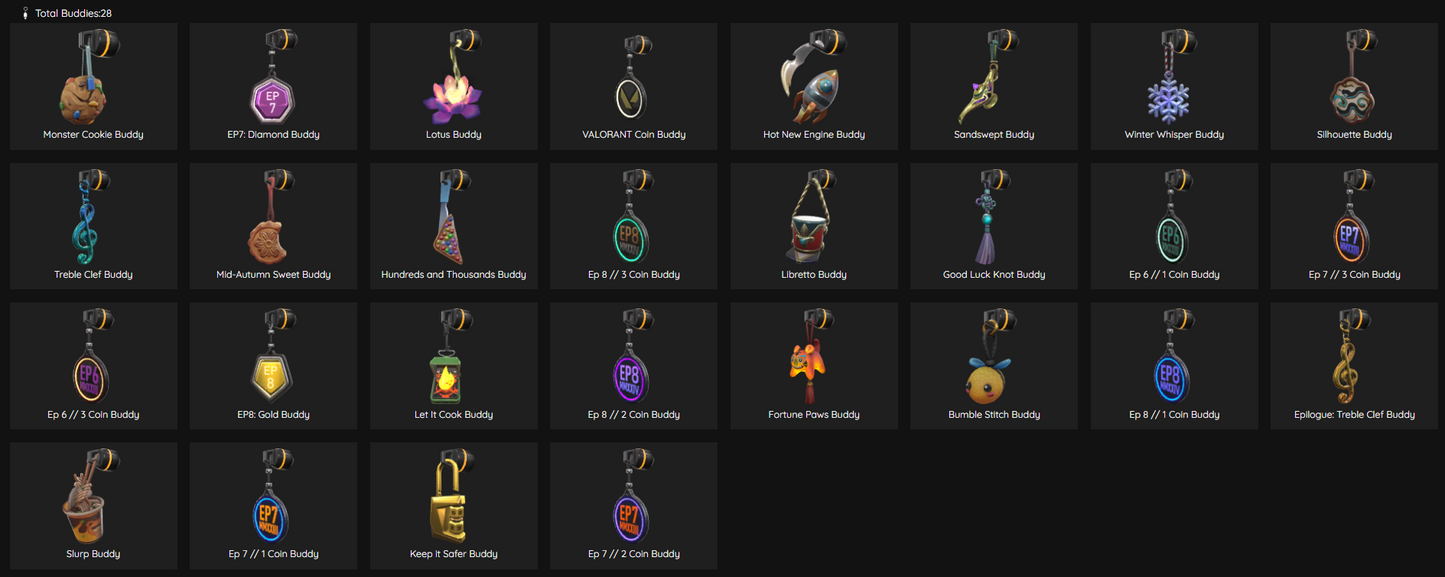 EU Unranked - 13 Skins, 22 Agents, 28 Buddies