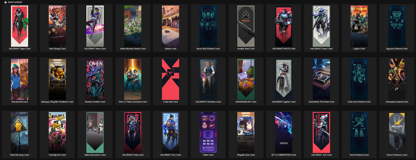 EU Unranked - 6 Skins, 23 Agents, 49 Buddies