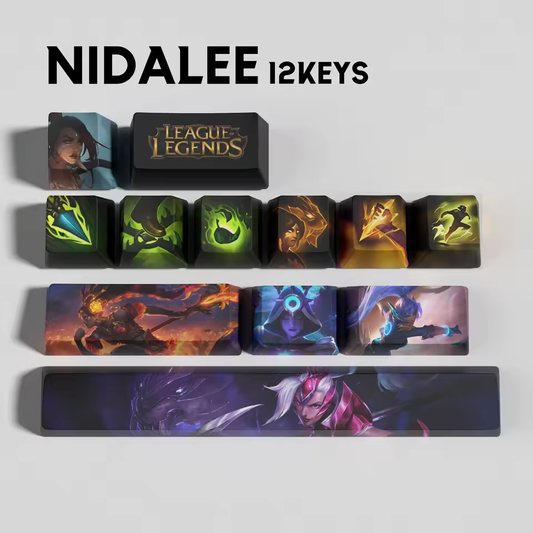 Nidalee 12 Custom OEM Keycaps