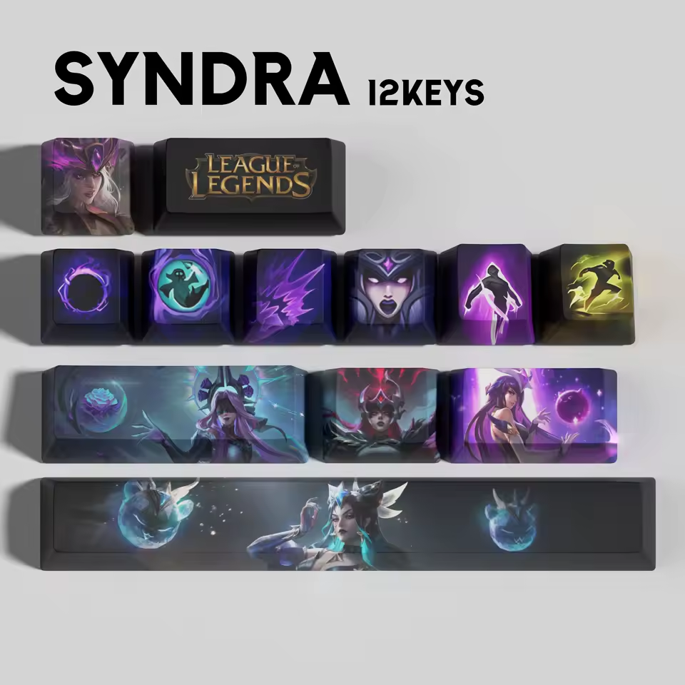 Syndra 12 Custom OEM Keycaps