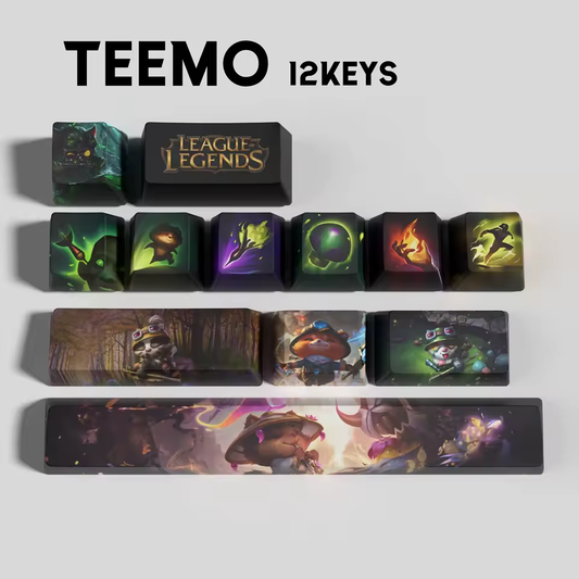 Teemo 12 Custom OEM Keycaps