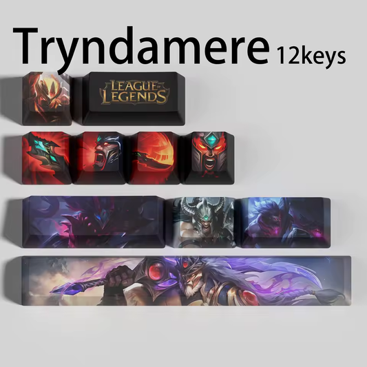 Tryndamere 12 Custom OEM Keycaps