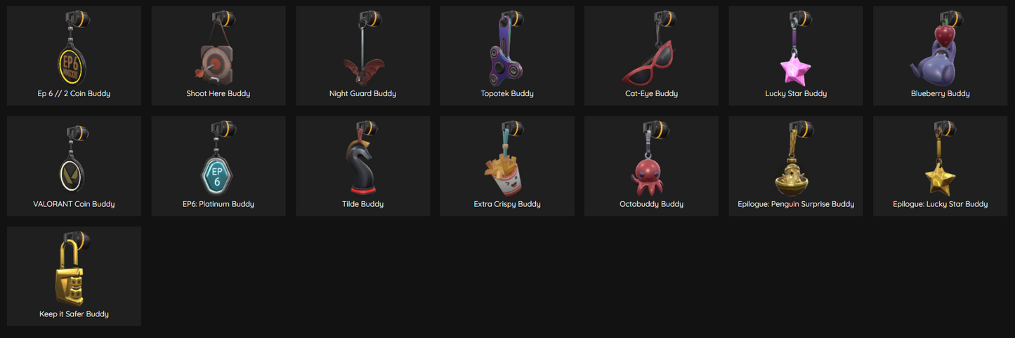 EU Unranked - 31 Skins, 2 Knifes, 24 Agents, 43 Buddies.