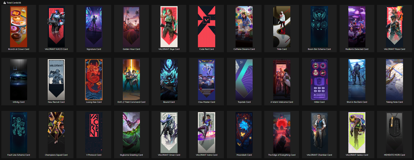 EU Unranked - 31 Skins, 2 Knifes, 24 Agents, 43 Buddies.