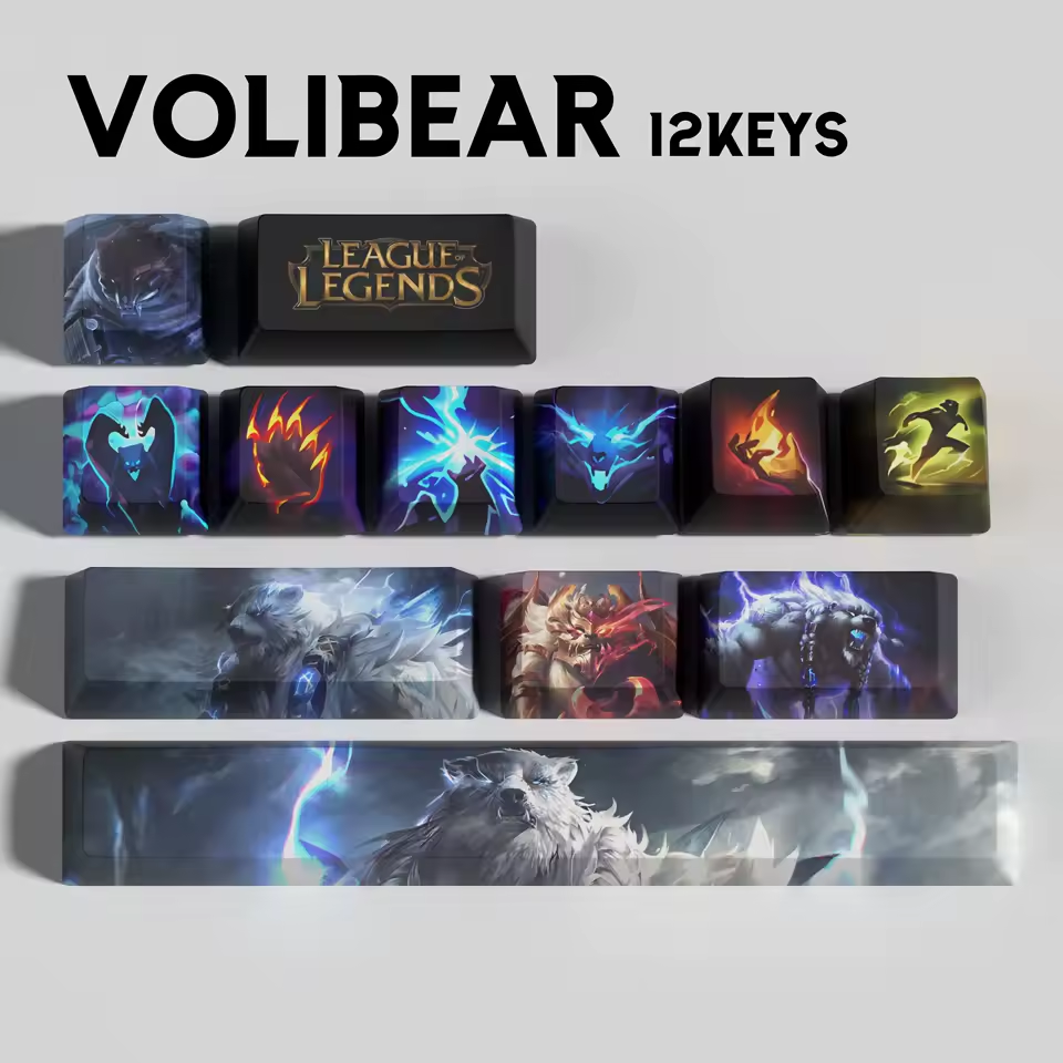 Volibear 12 Custom OEM Keycaps