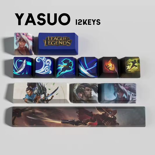 Yasuo 12 Custom OEM Keycaps